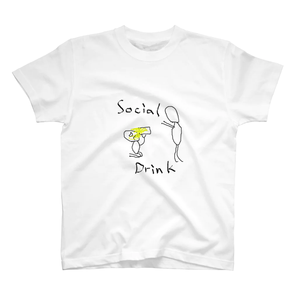 2010のSocial Drink スタンダードTシャツ