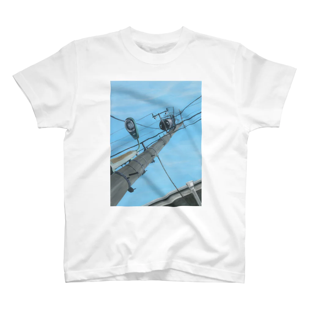古屋智子（TomokoFuruya）の電柱 Regular Fit T-Shirt