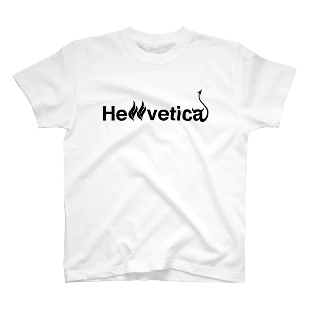 iAi-jpのHellvetica Regular Fit T-Shirt