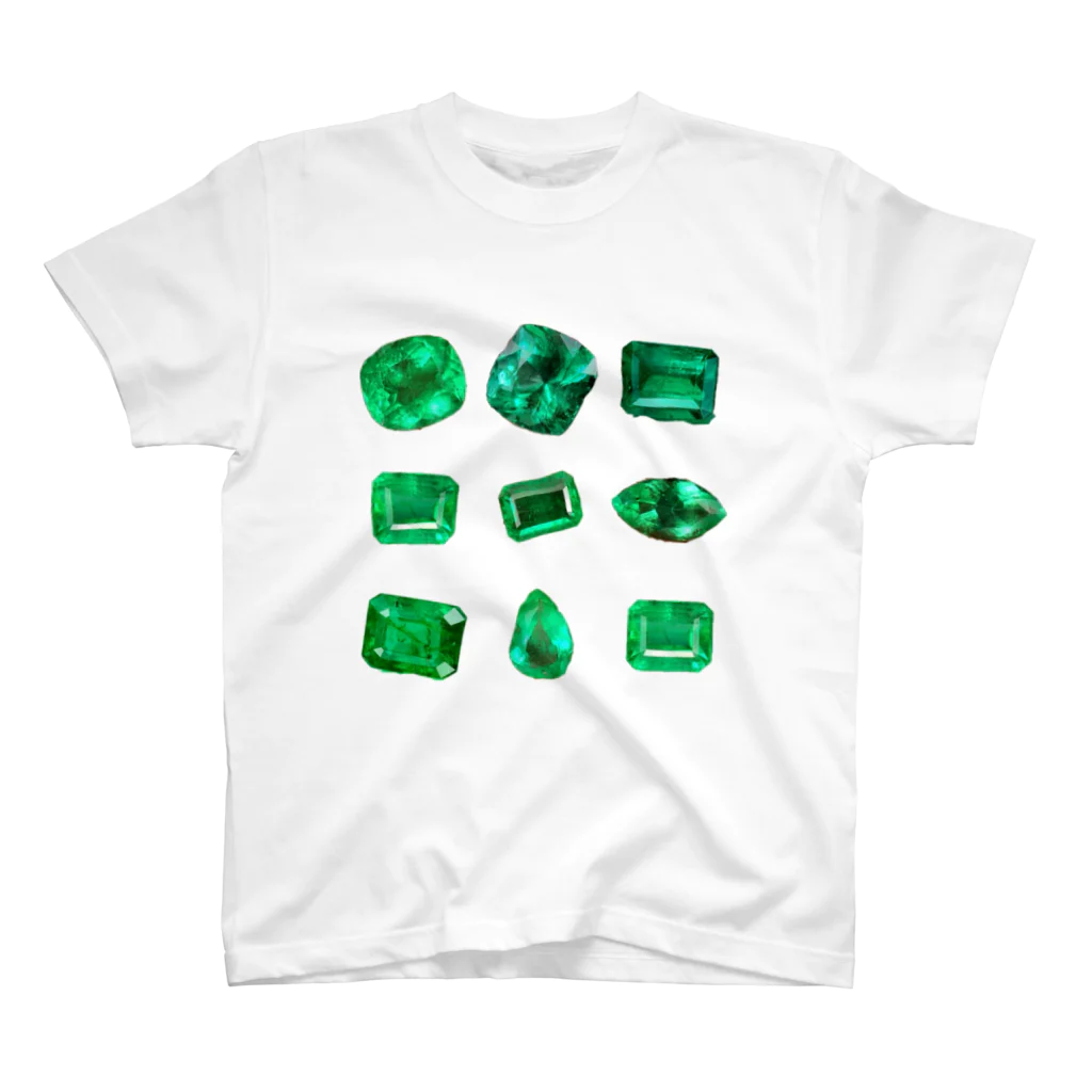 UjackのごろごろEmerald スタンダードTシャツ