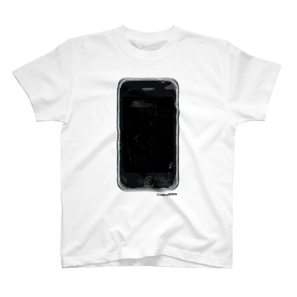 俺のデザインの俺のスマートフォン スタンダードTシャツ