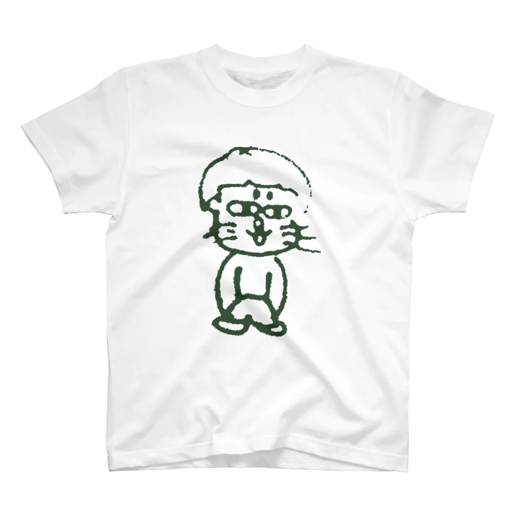 アシベズヘアのうぃ～す Goblin & White スタンダードTシャツ