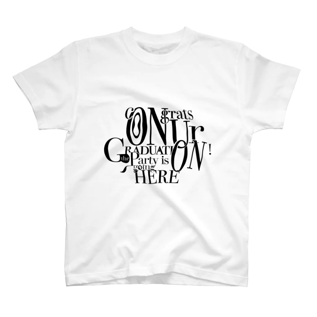 corner_manのcongrats on ur graduation! the party is on going here Regular Fit T-Shirt