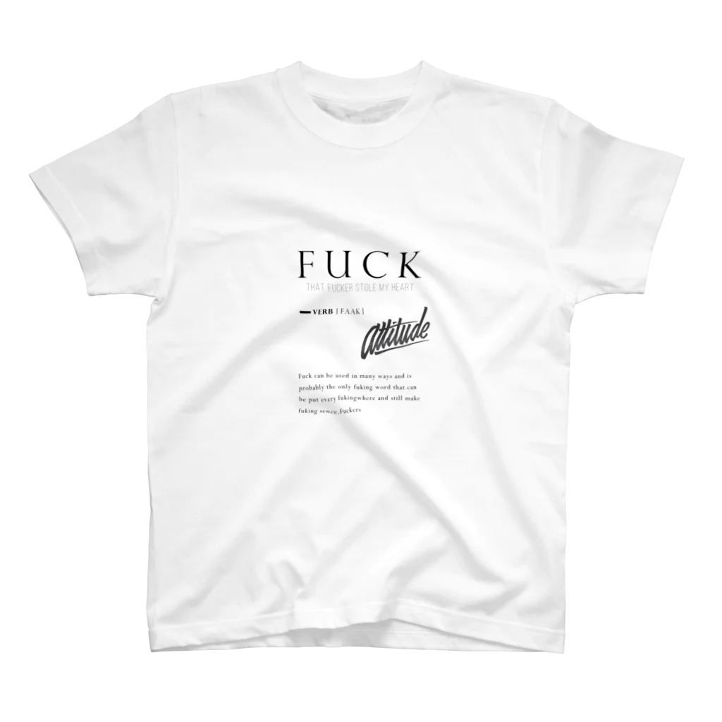 Taisuke MatsushitaのFUCK Regular Fit T-Shirt