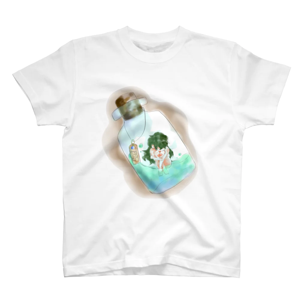 翔眞のSad bottle Regular Fit T-Shirt