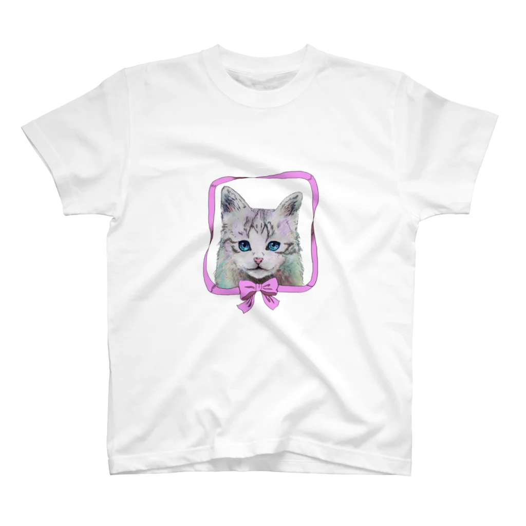 こちぇっくの猫のmuffin Regular Fit T-Shirt