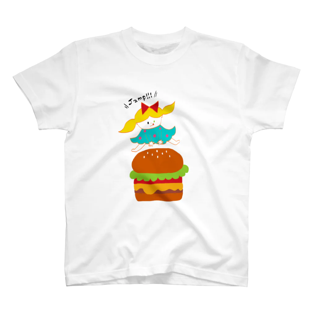 Apoisのジャンプバーガー！ スタンダードTシャツ