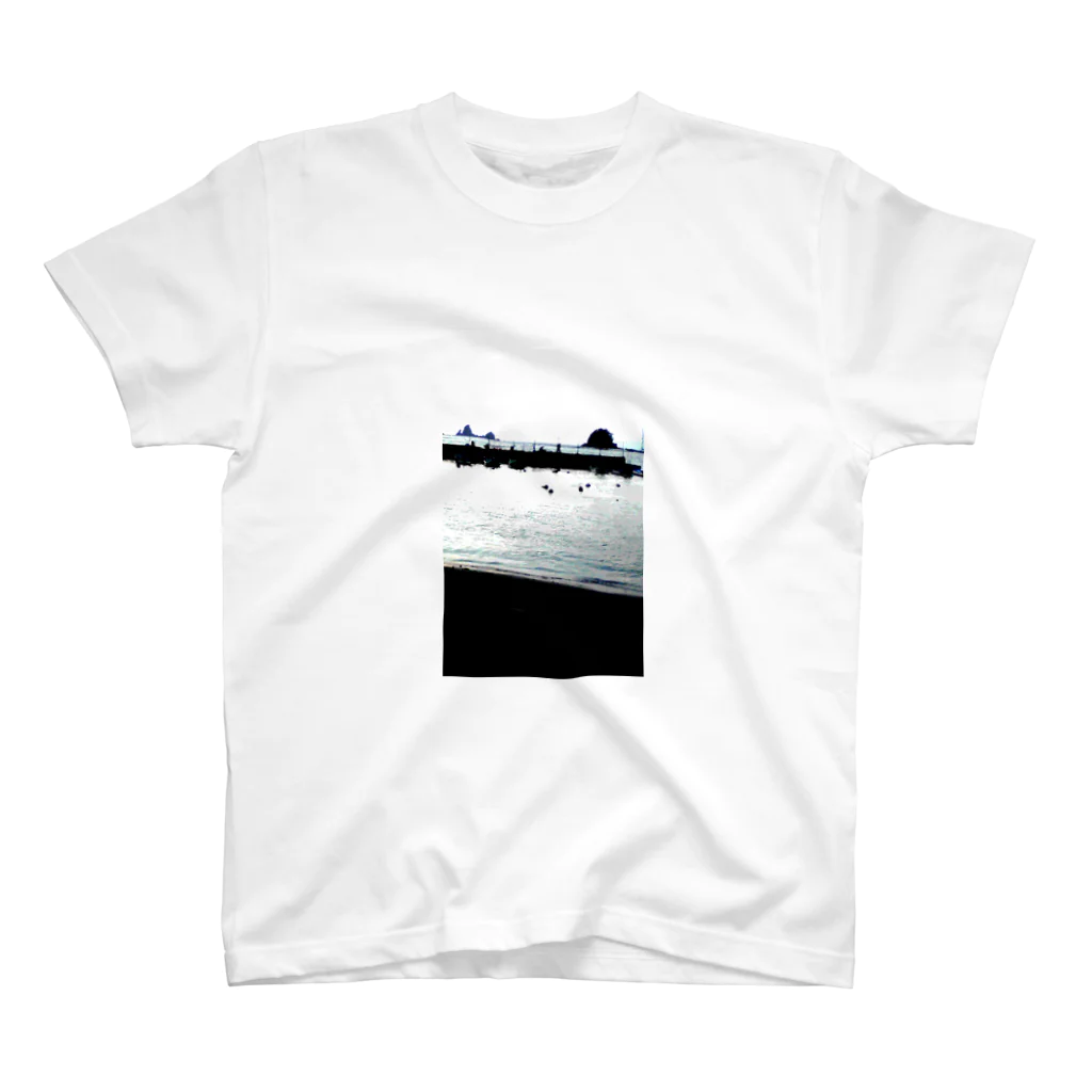 アシベズヘアの田子島と釣り人 Regular Fit T-Shirt