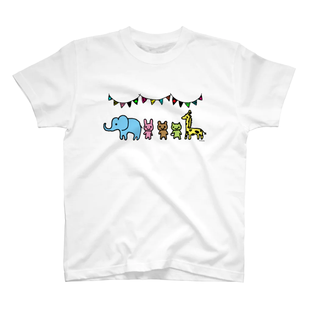 Cɐkeccooのらくがきシリーズ『らくがきサーカス』カラー スタンダードTシャツ