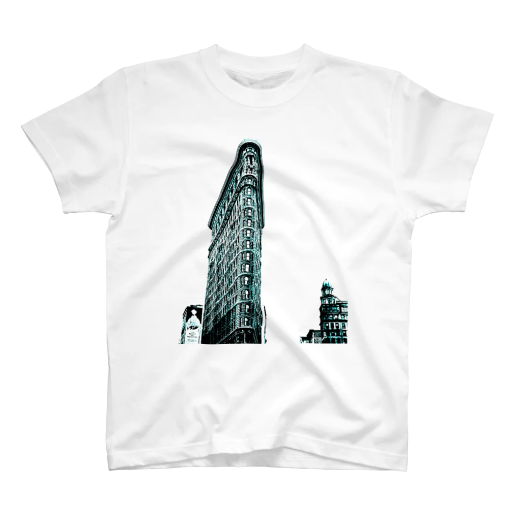 その物語を忘れない。のBerenice Abbott: Flatiron Building, Broadway and Fifth Avenue, New York, 1938 スタンダードTシャツ