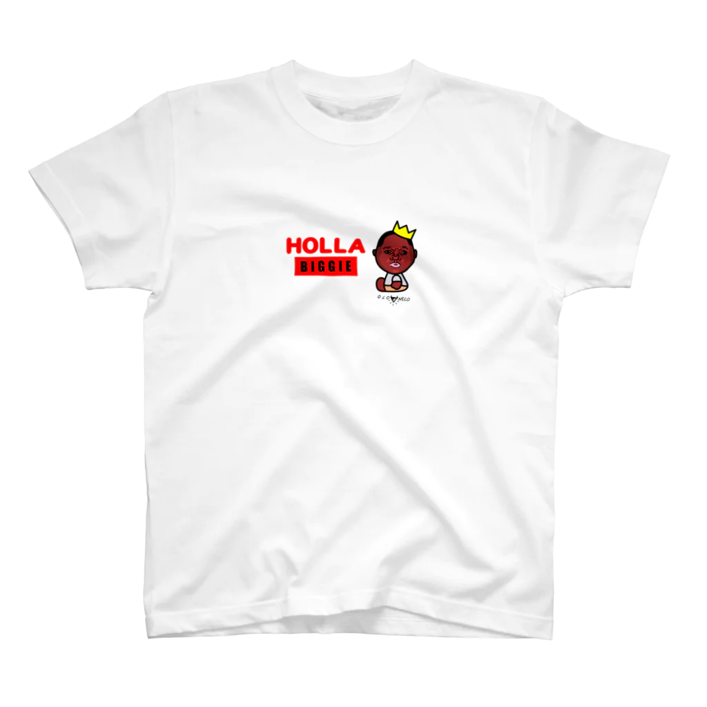 qloneco freaksのholla biggie スタンダードTシャツ