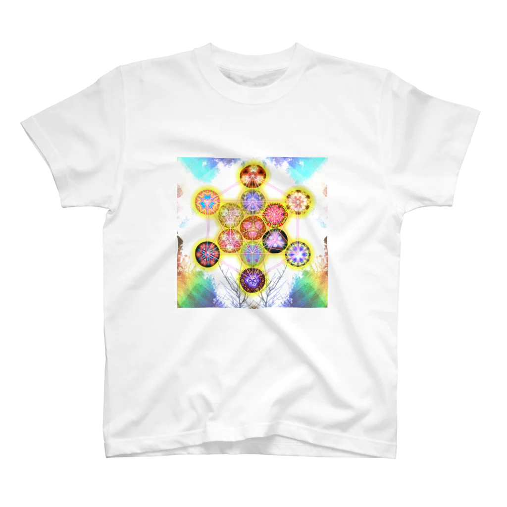 Geometric DesignのMetatron cube # 1 スタンダードTシャツ