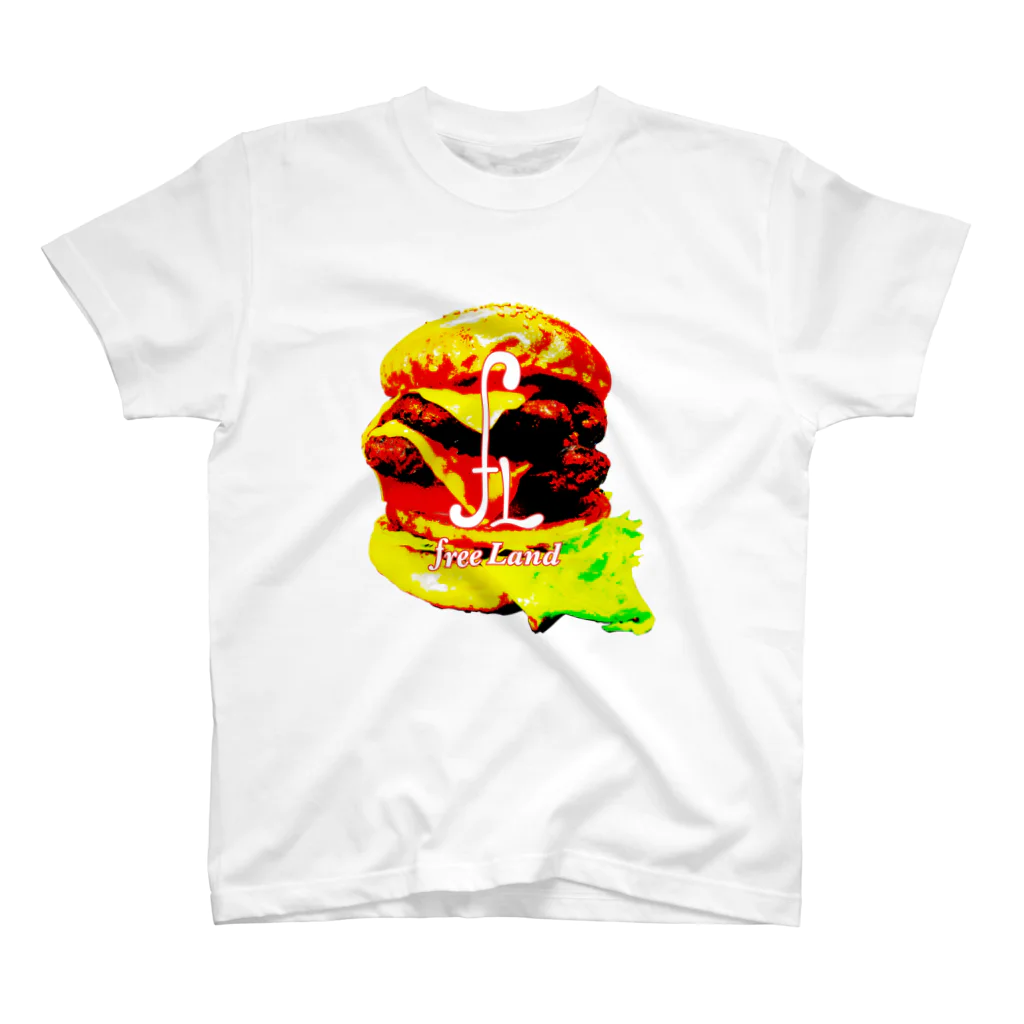 freeLand Vintage&Hamburger Cafeの肉汁ジャンキー スタンダードTシャツ