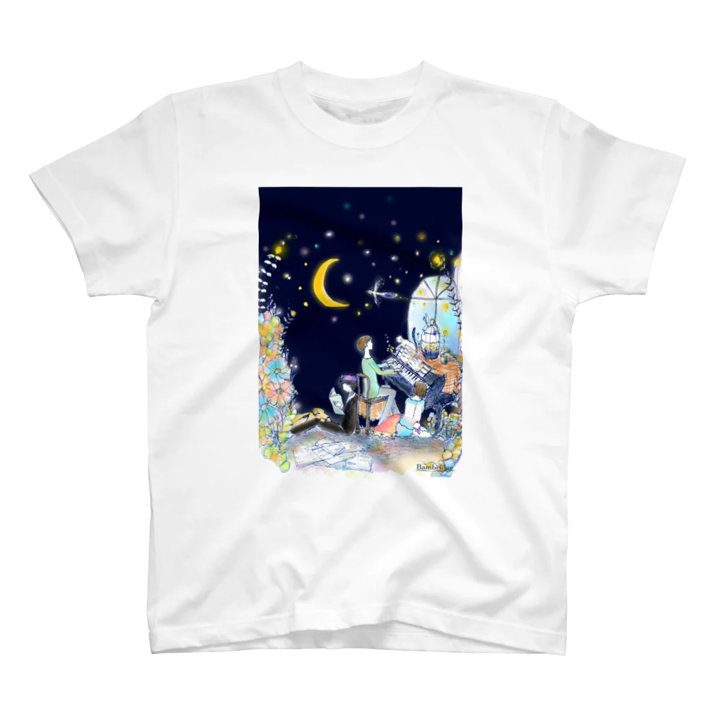 Bambridgeの真夏の夜の音 Regular Fit T-Shirt