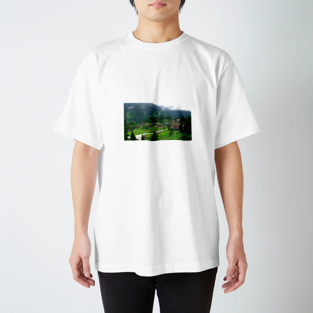 TK Akinori★の五箇山合掌造り スタンダードTシャツ