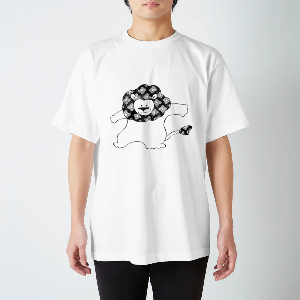 たかはしけいこのハナガライオンくん スタンダードTシャツ