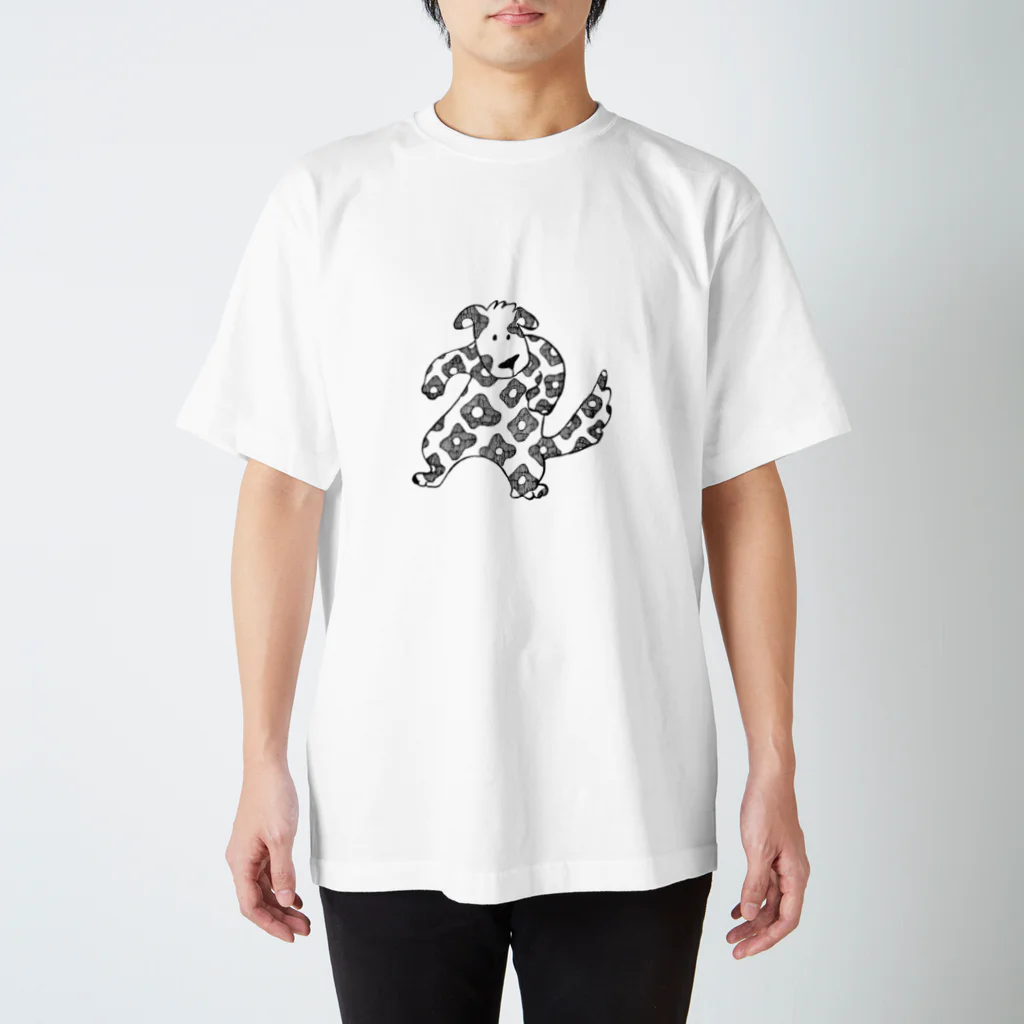 たかはしけいこのハナガライヌくん スタンダードTシャツ