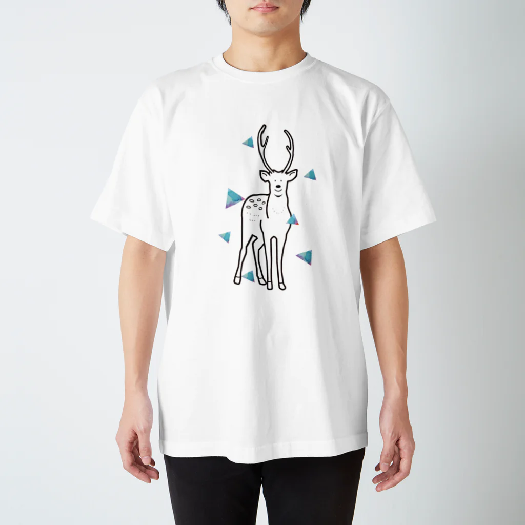 peco.の鹿のカーシー スタンダードTシャツ