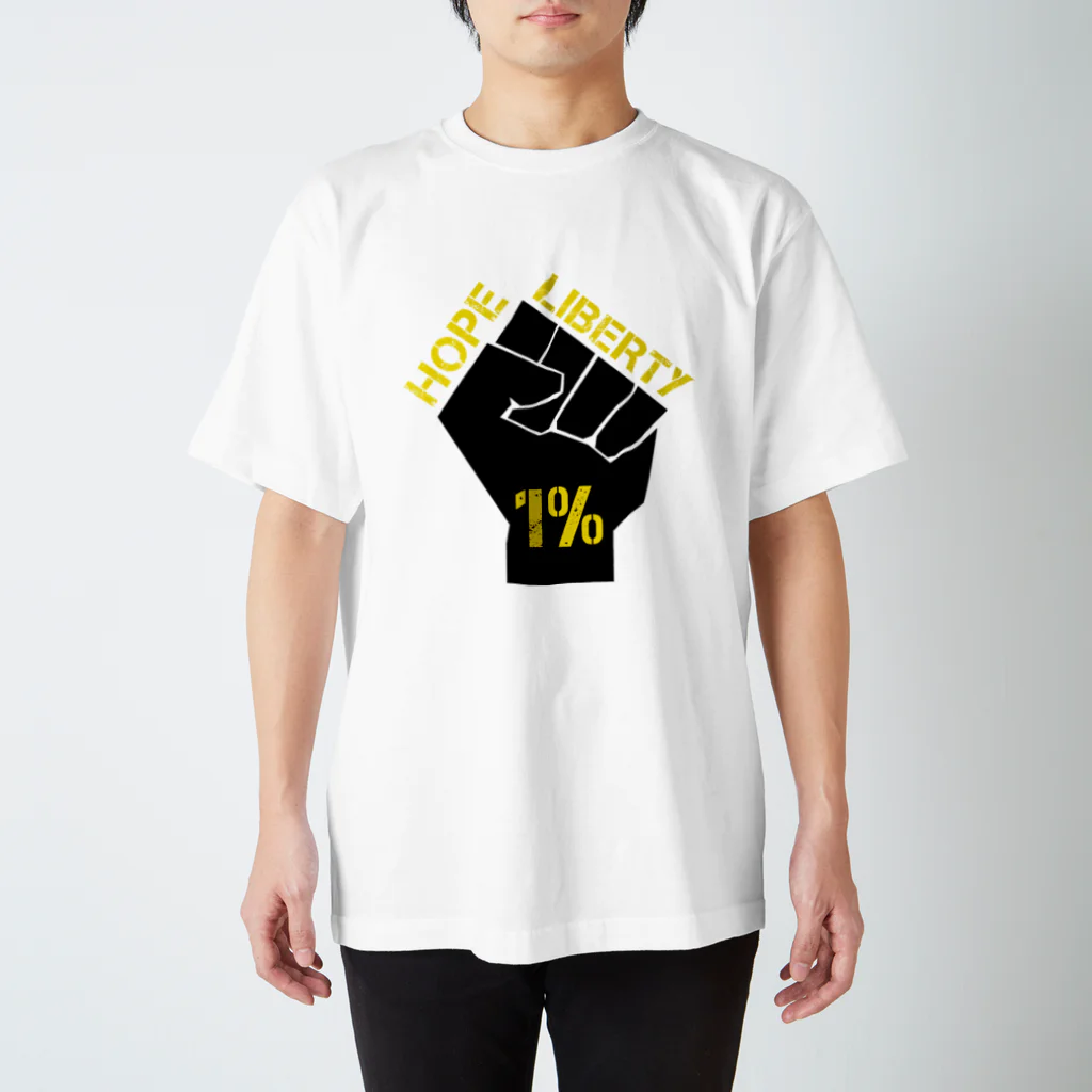 CWFH（貢利宋）のHOPE&LIBERTY 1% スタンダードTシャツ