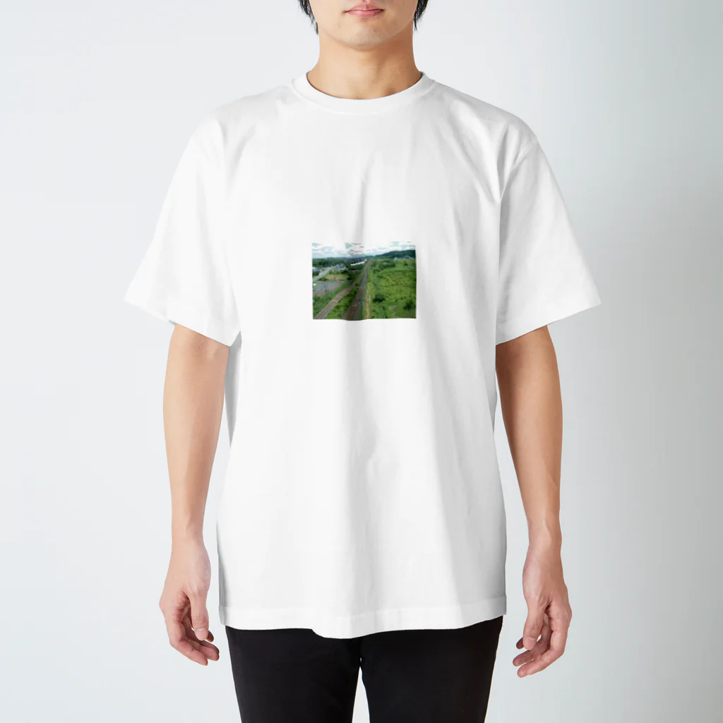 mukaiyachiの市川未来橋から スタンダードTシャツ