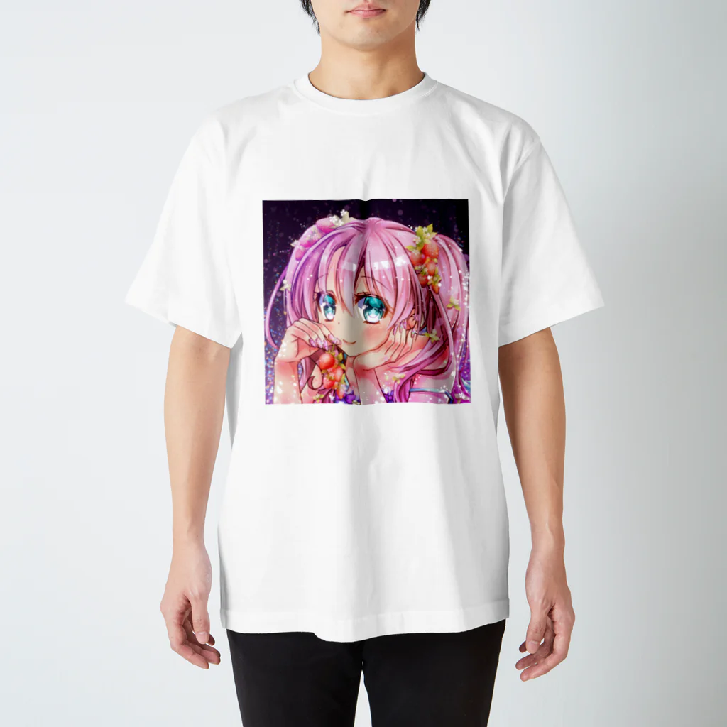 月夜CREATIVEの苺姫 スタンダードTシャツ