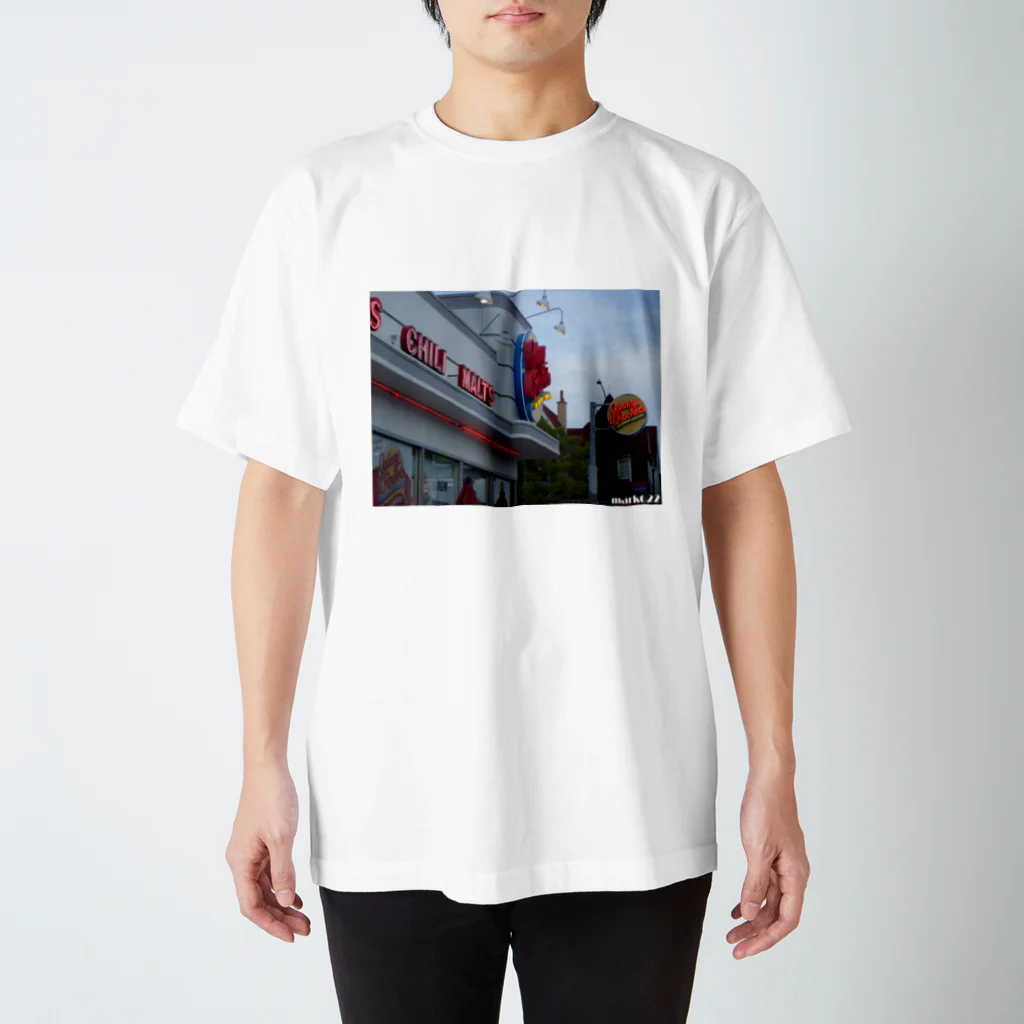 M.MORIのLos Angeles Melrose-2 スタンダードTシャツ