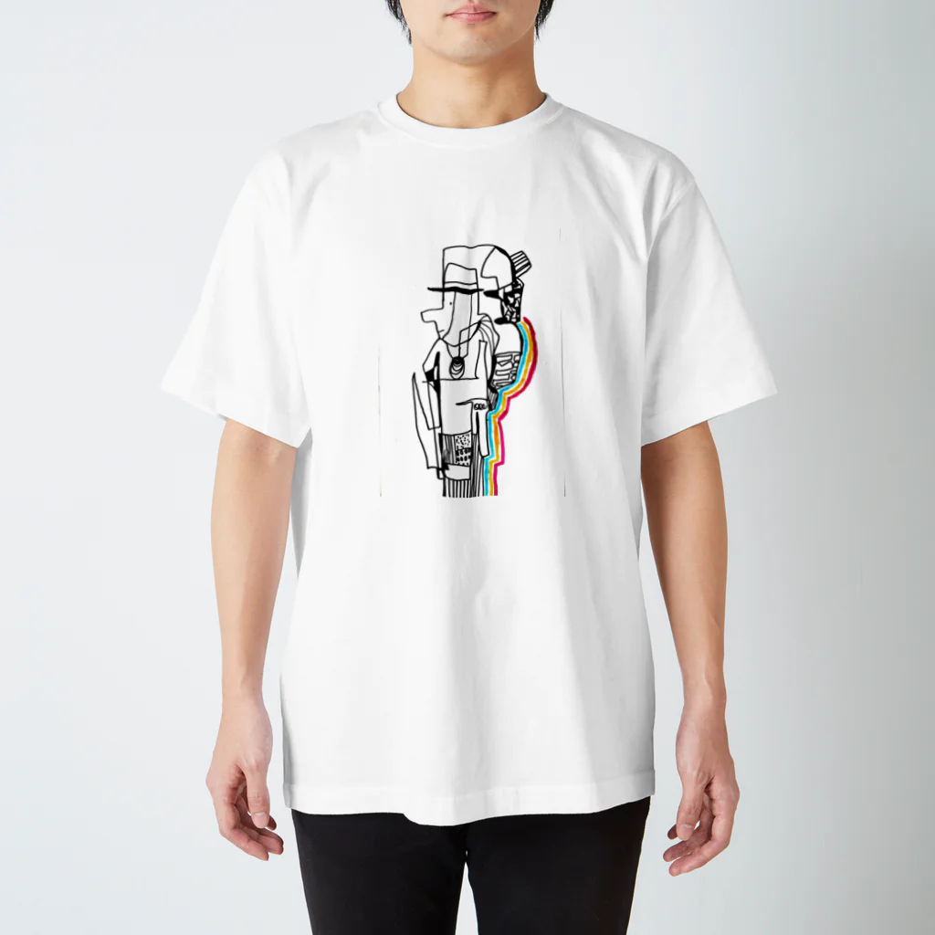 ぷあんのへやのにじおじさん スタンダードTシャツ