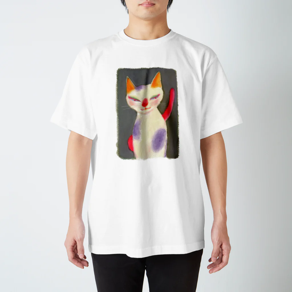 猫の絵　iPhoneケースとか　菫ごろの猫の絵だよ Regular Fit T-Shirt