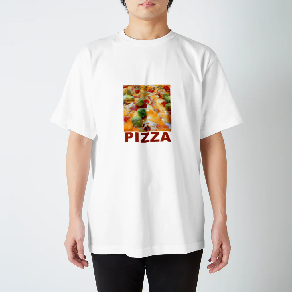 spring_treeのボクが食べたピザ スタンダードTシャツ