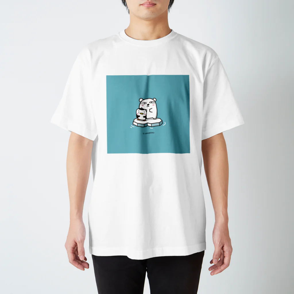 ＵＳＡＧＥＥＮＵのシロクマペンギン スタンダードTシャツ