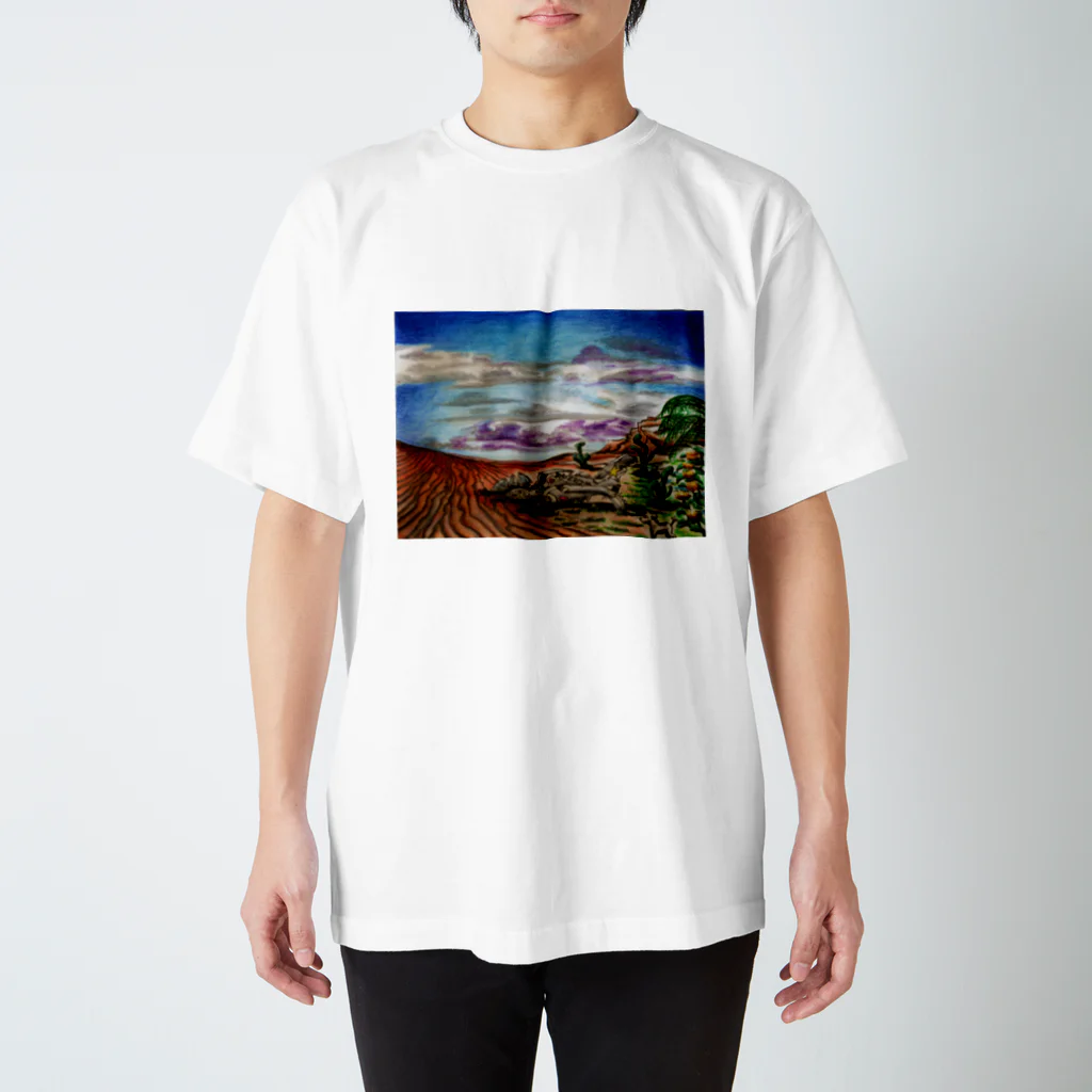 栗原進@夢の空想画家のWatchtower Regular Fit T-Shirt