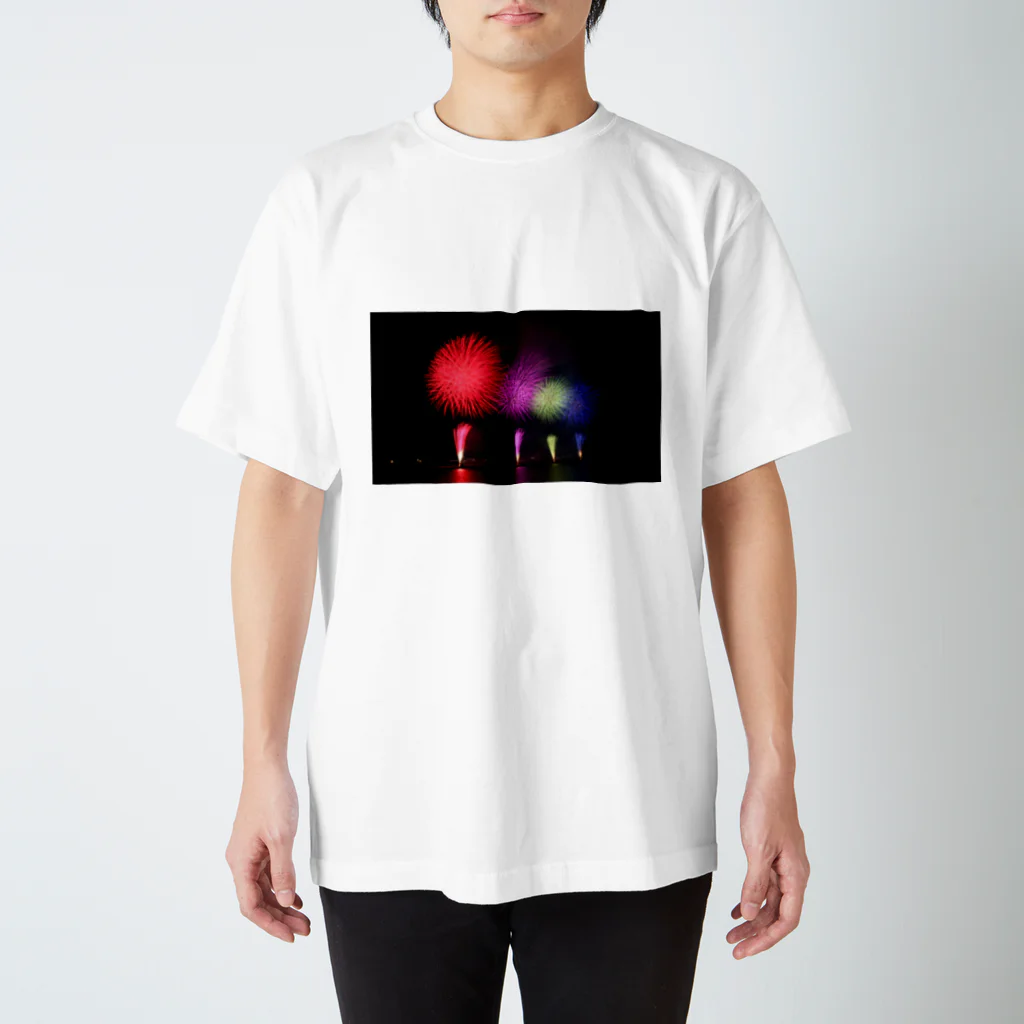 meguRabittの花火～fire　Flower Regular Fit T-Shirt