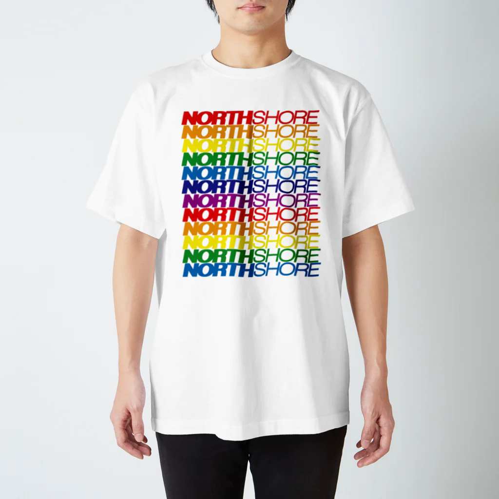 NORTH SHOREのNORTHSHORE rainbow Regular Fit T-Shirt