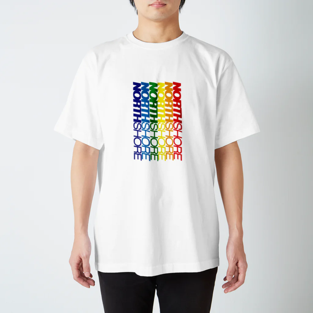 NORTH SHOREのNORTH SHORE rainbow2 スタンダードTシャツ