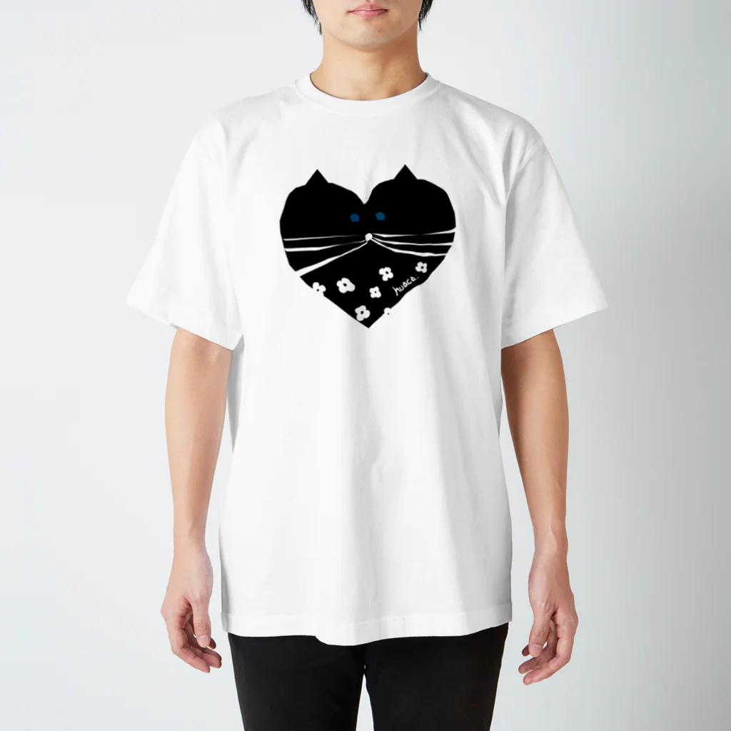 もぐら工作所のSUZURIショップのneco love Regular Fit T-Shirt