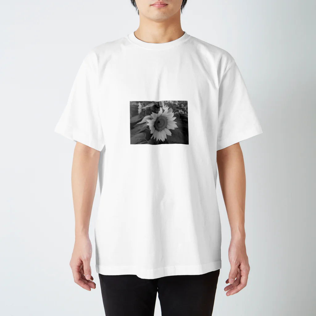 eqqqqのひまわり Regular Fit T-Shirt