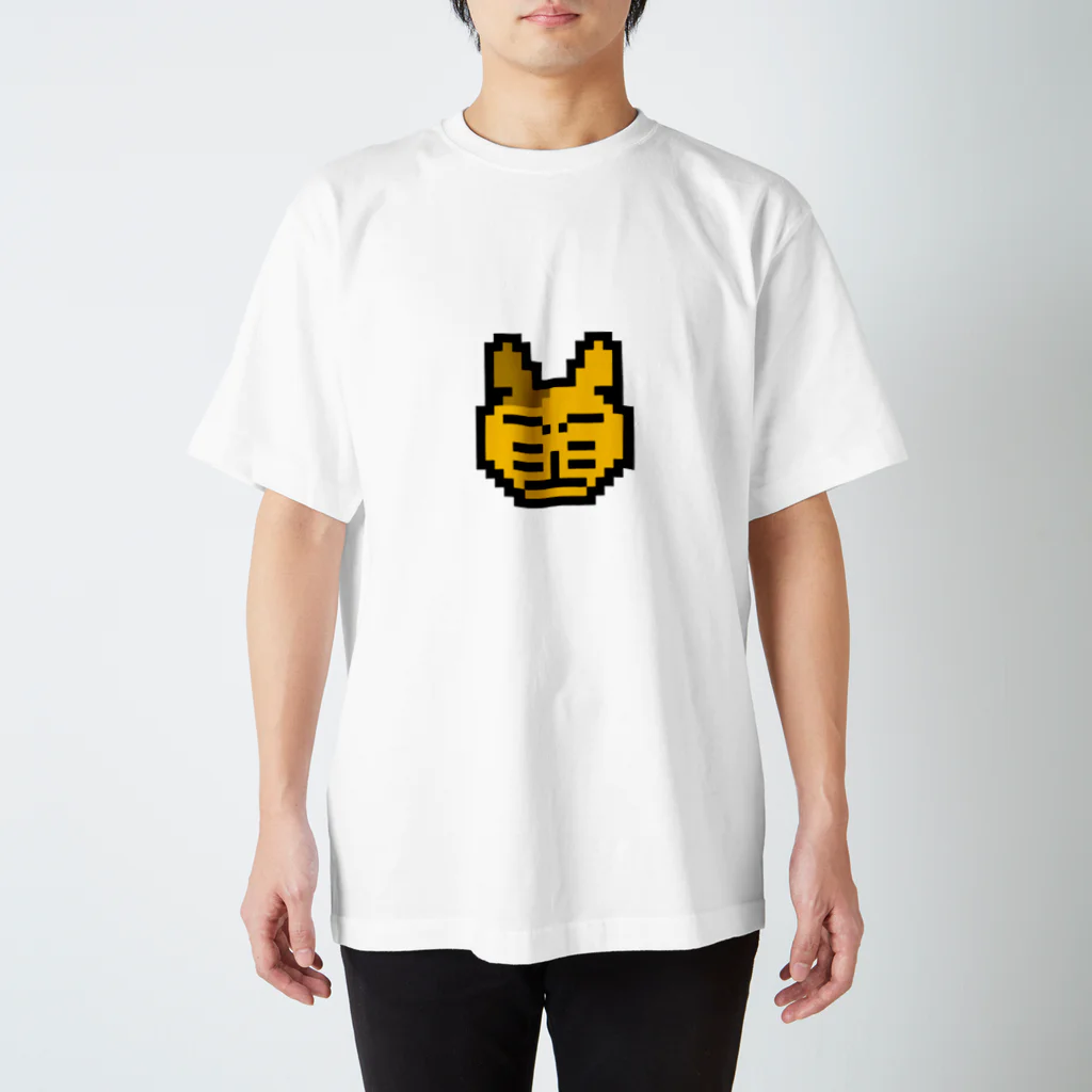 絵本作家大川内優のオリジナル絵本グッズショップの猫のアイコン スタンダードTシャツ