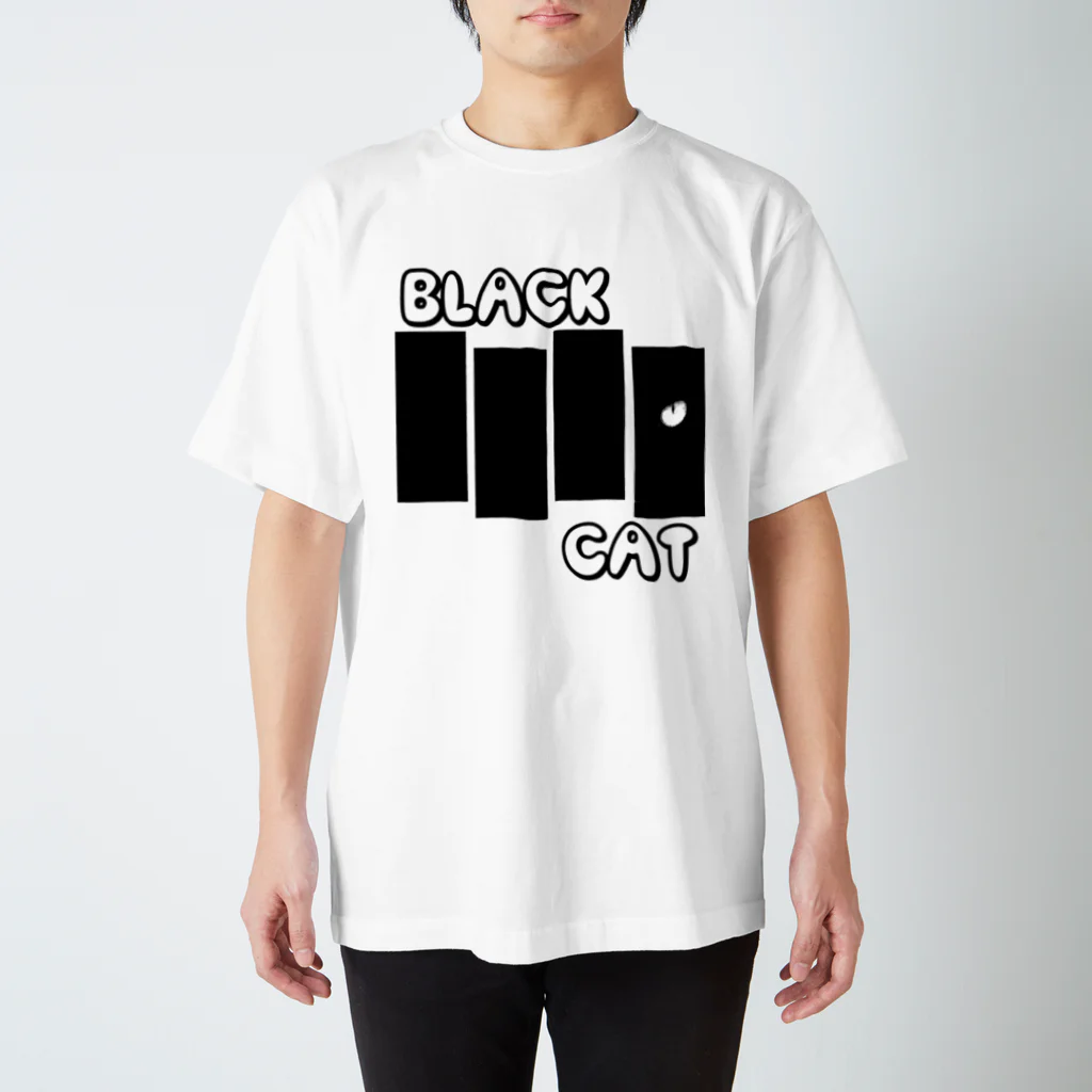 SMILEYのBLACK CAT スタンダードTシャツ