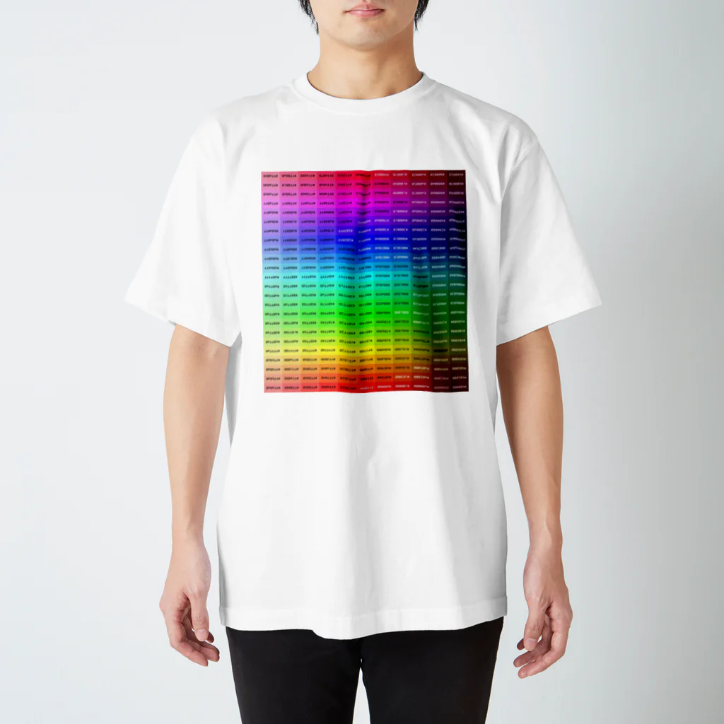 きくちいさをのHTMLカラーコード スタンダードTシャツ