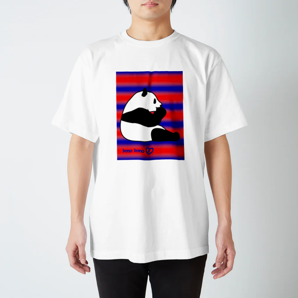 あずろっそのbono panda スタンダードTシャツ