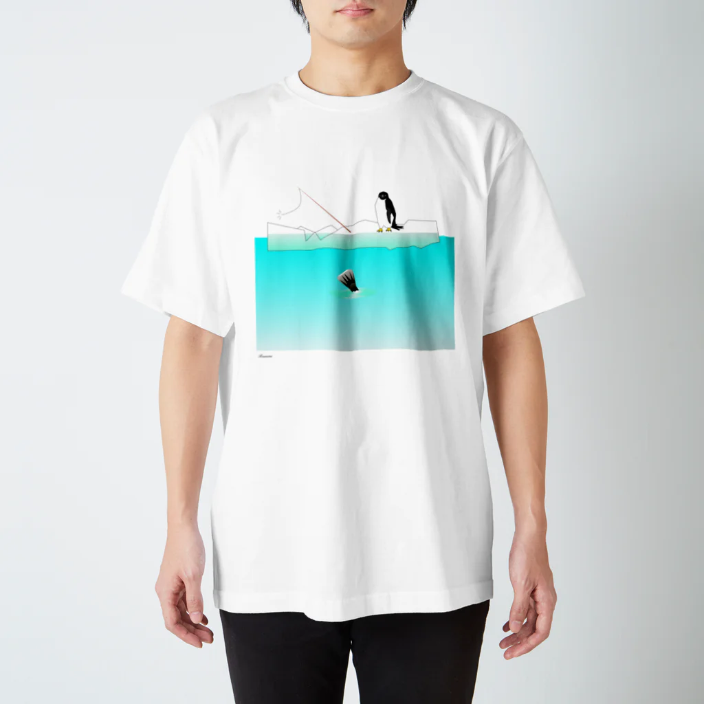 ramuneのペンギン Regular Fit T-Shirt