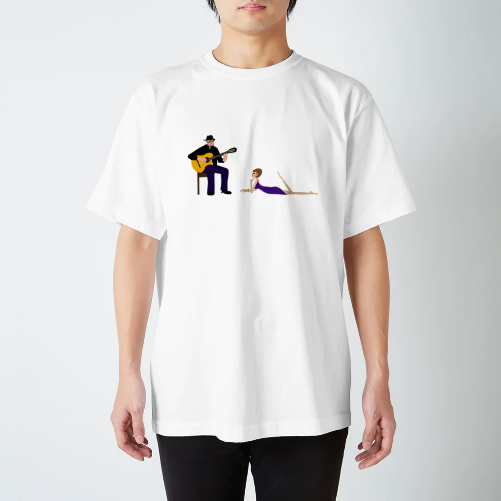 ツルマルデザインのmusician abe-san２ スタンダードTシャツ