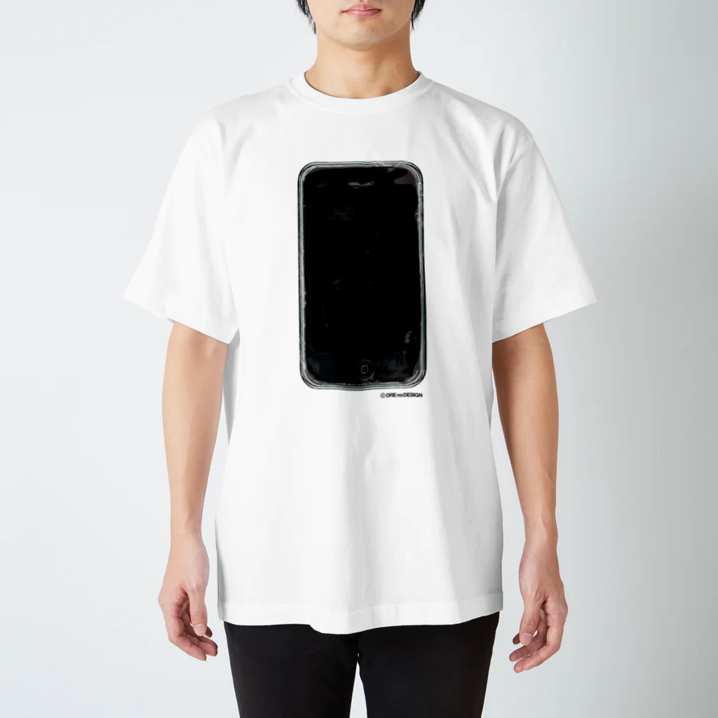 俺のデザインの俺のスマートフォン スタンダードTシャツ