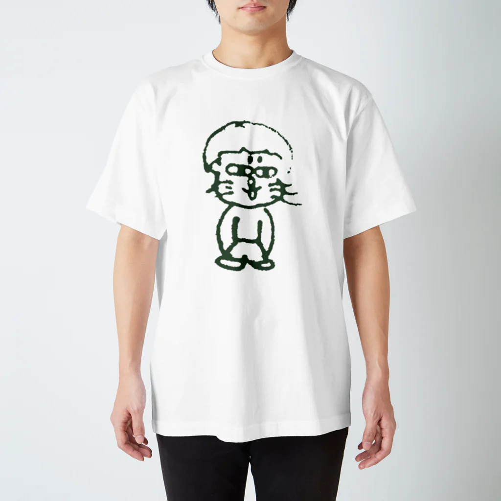 アシベズヘアのうぃ～す Goblin & White スタンダードTシャツ