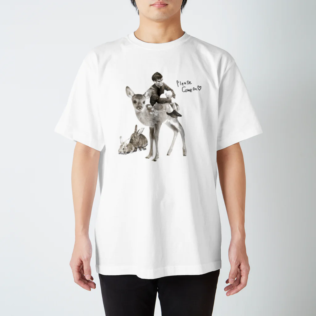 69eijiのひとのみちくんと家畜 Regular Fit T-Shirt