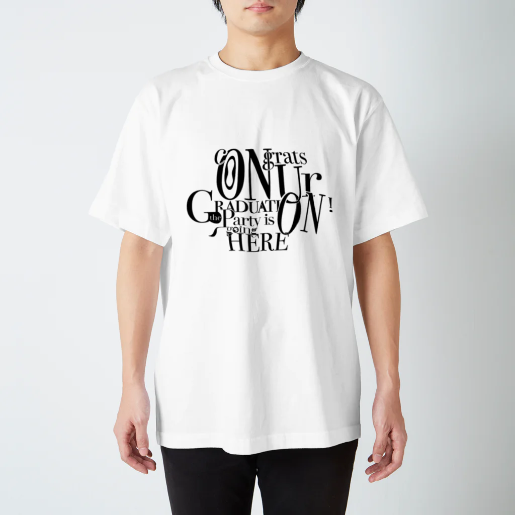 corner_manのcongrats on ur graduation! the party is on going here Regular Fit T-Shirt