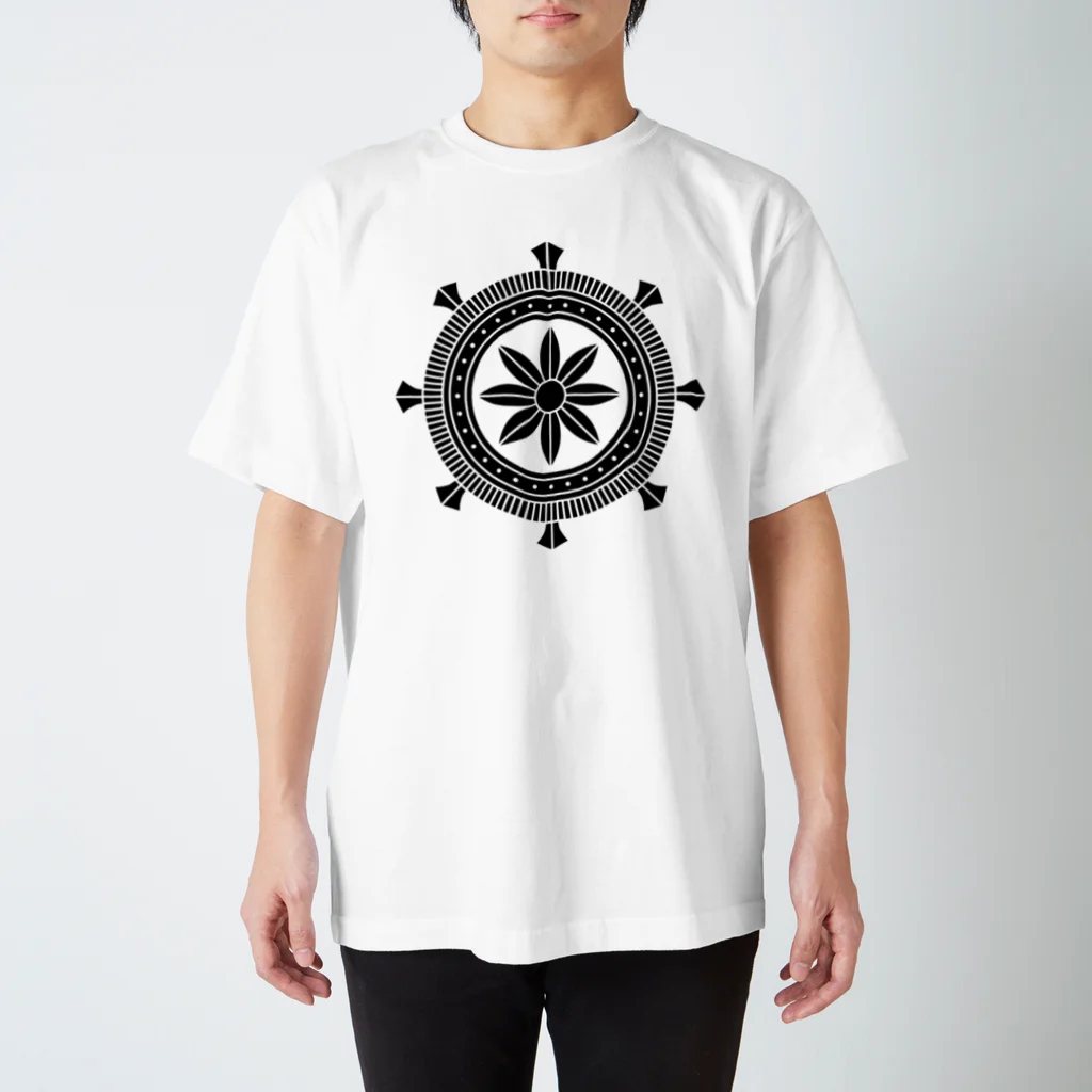 日本の家紋 加納輪宝 スタンダードTシャツ