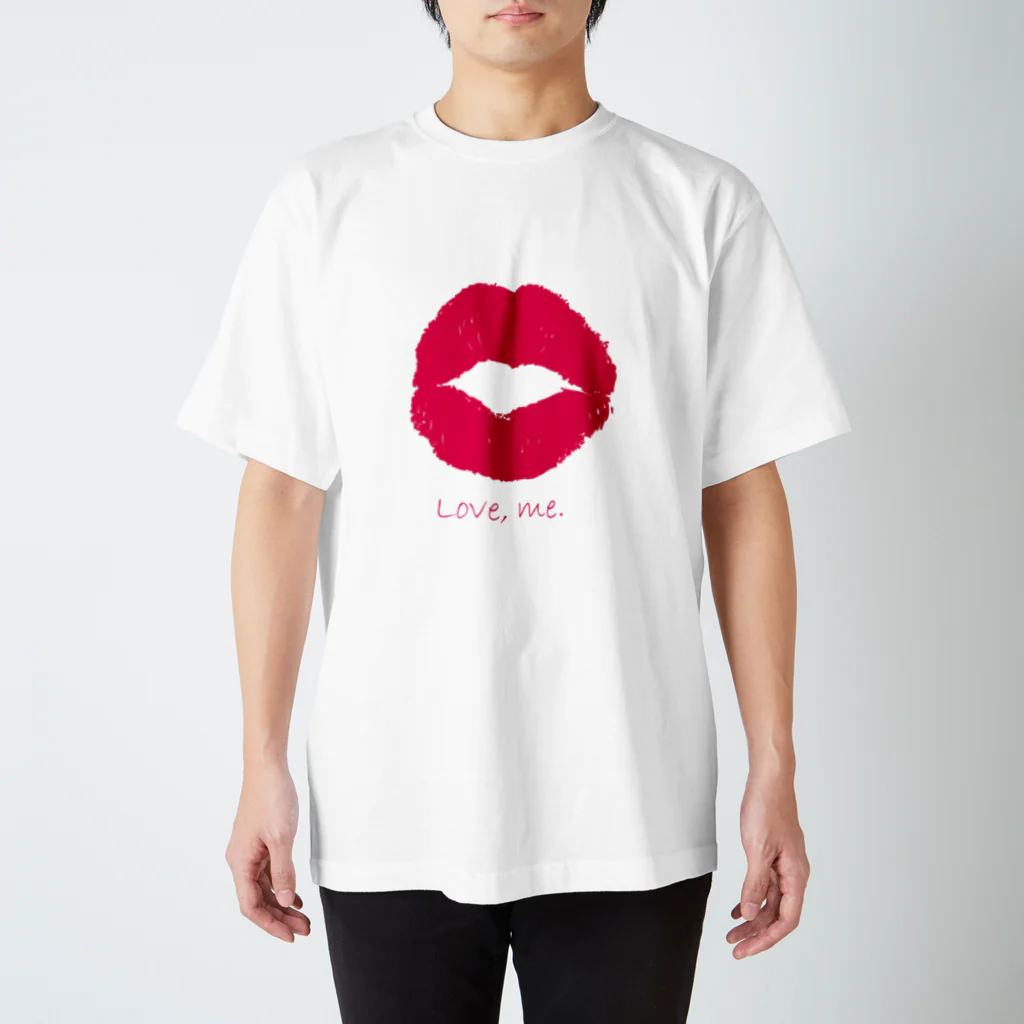 アシベズヘアのLove, me. Regular Fit T-Shirt