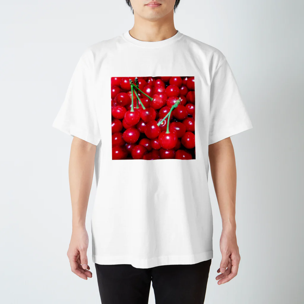 kusukusu3のさくらんぼ Regular Fit T-Shirt