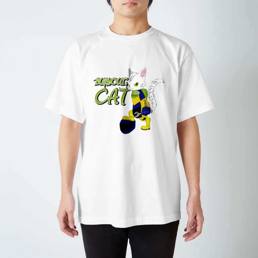 BURNOUT.のBURNOUT. CAT スタンダードTシャツ